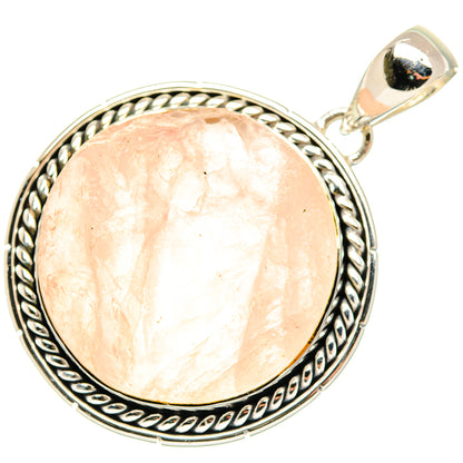 Rose Quartz Pendants handcrafted by Ana Silver Co - PD30161 - Photo 2