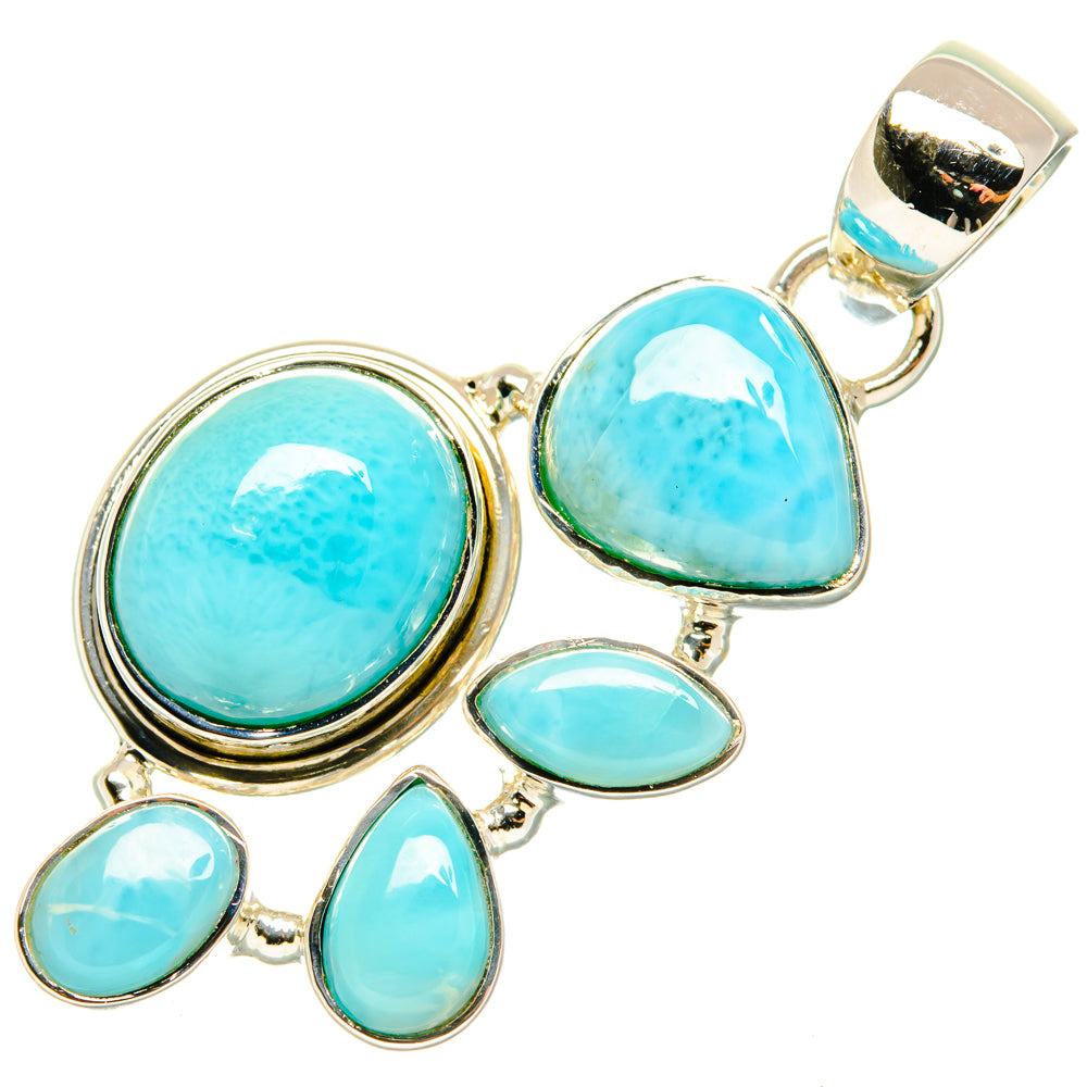 Larimar Pendants handcrafted by Ana Silver Co - PD30173 - Photo 2
