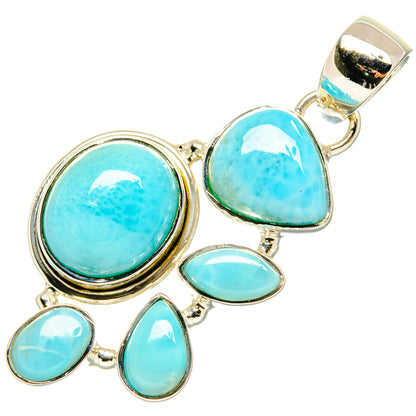 Larimar Pendants handcrafted by Ana Silver Co - PD30173 - Photo 2