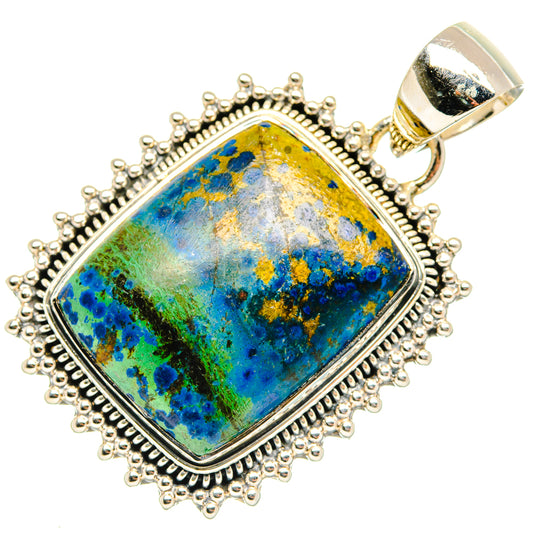 Azurite Pendants handcrafted by Ana Silver Co - PD30176 - Photo 2
