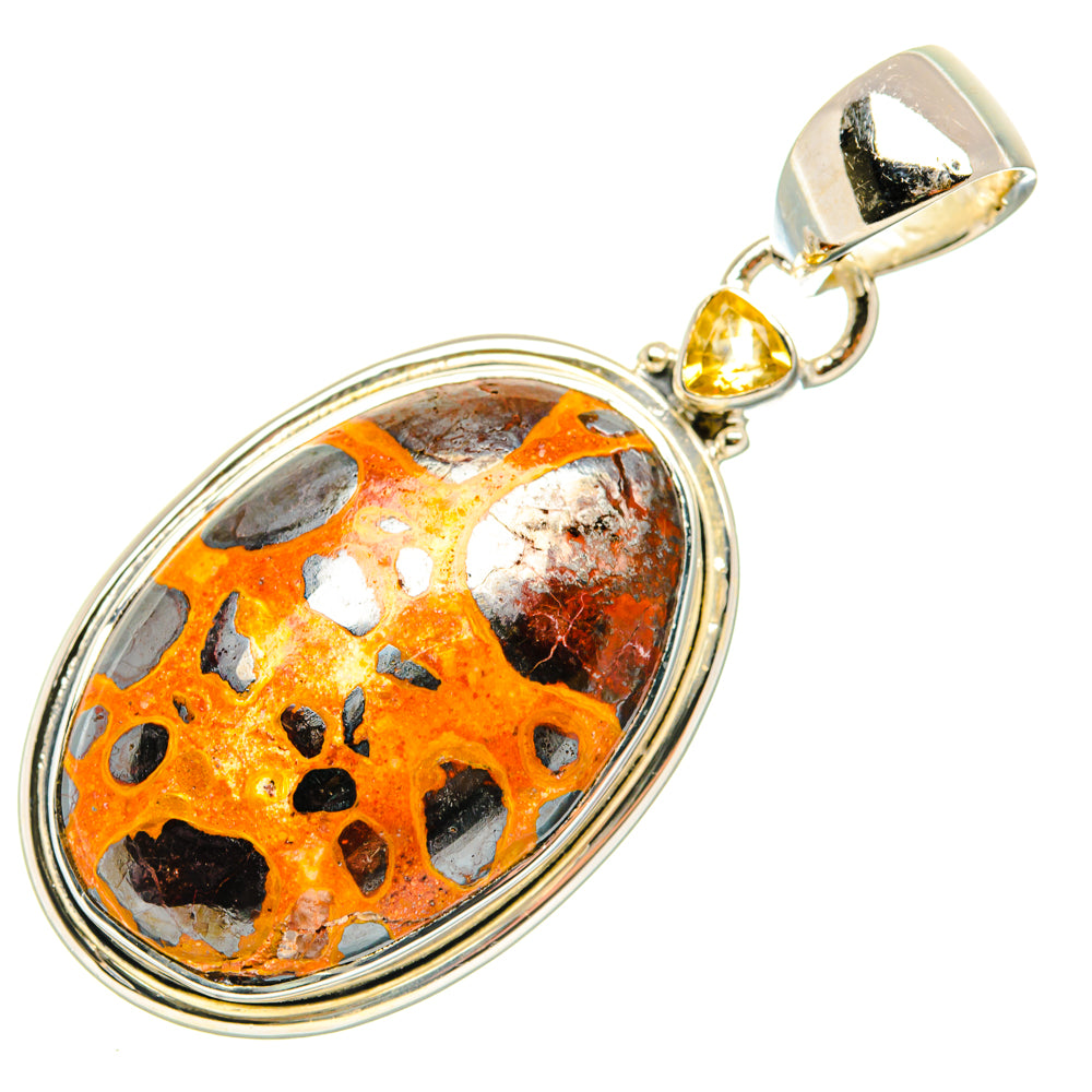 Bauxite Pendants handcrafted by Ana Silver Co - PD30177 - Photo 2