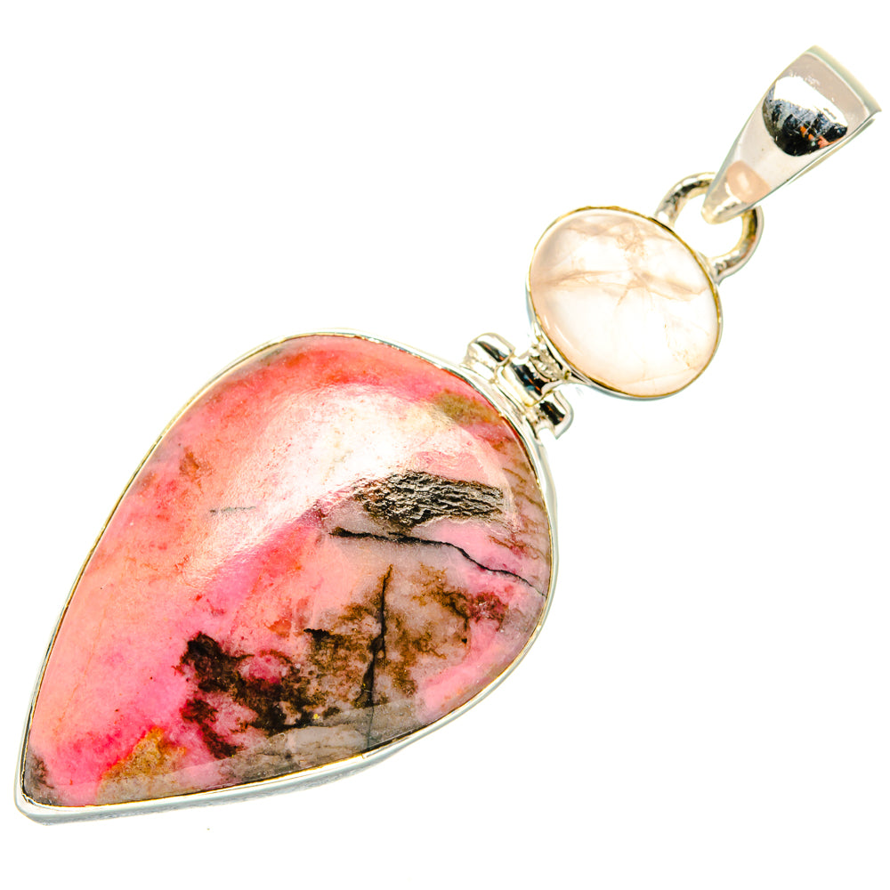 Rhodonite Pendants handcrafted by Ana Silver Co - PD30180 - Photo 2