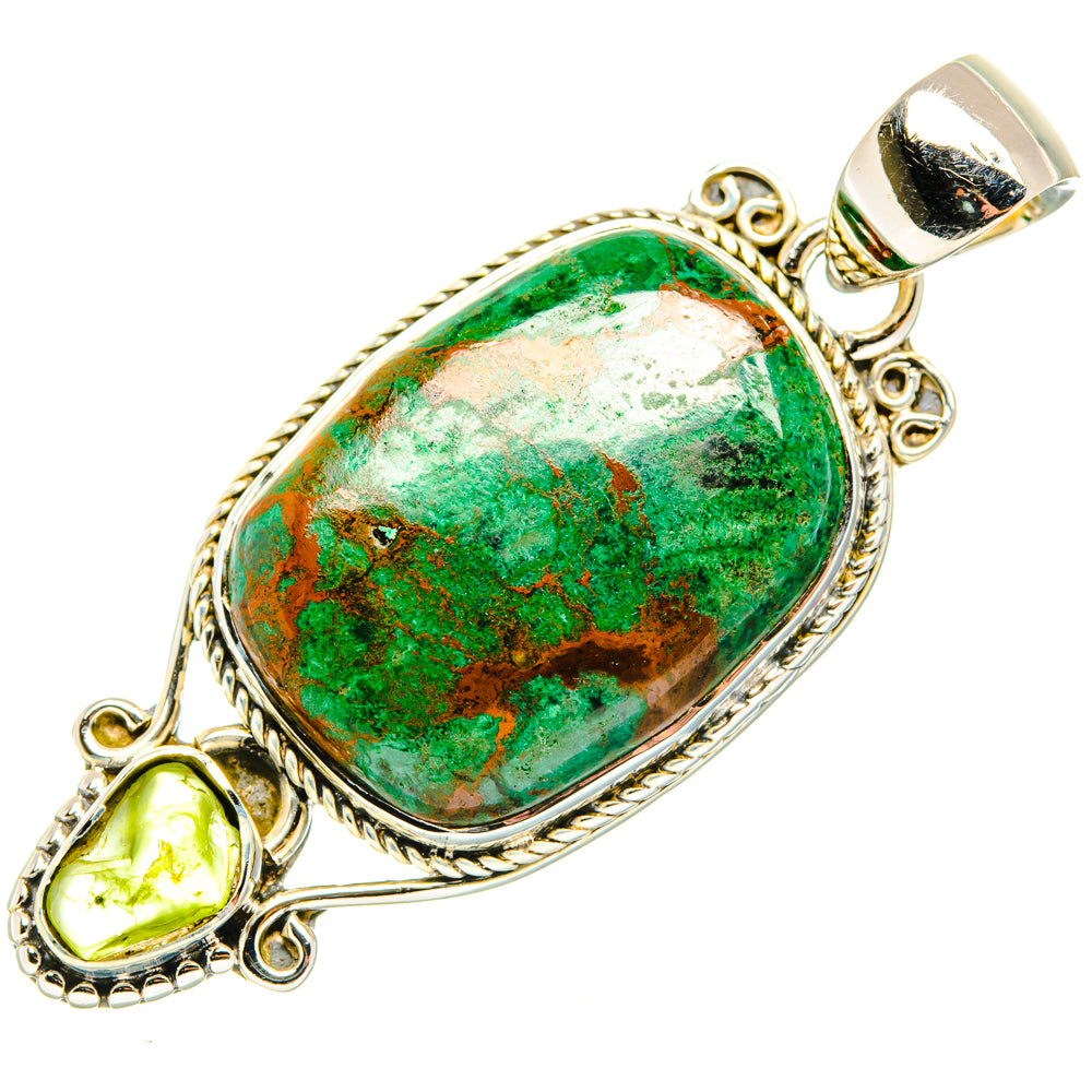 Malachite Pendants handcrafted by Ana Silver Co - PD30196 - Photo 2
