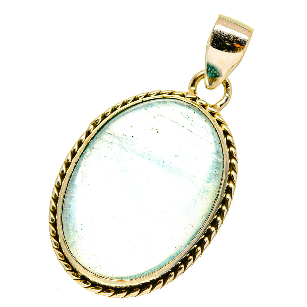 Blue Fluorite Pendants handcrafted by Ana Silver Co - PD3020