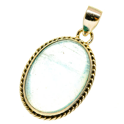 Blue Fluorite Pendants handcrafted by Ana Silver Co - PD3020