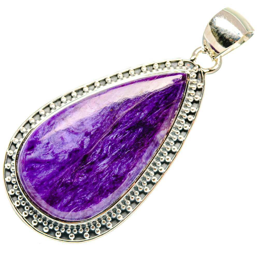 Charoite Pendants handcrafted by Ana Silver Co - PD30205 - Photo 2