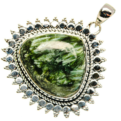 Seraphinite Pendants handcrafted by Ana Silver Co - PD30206 - Photo 2