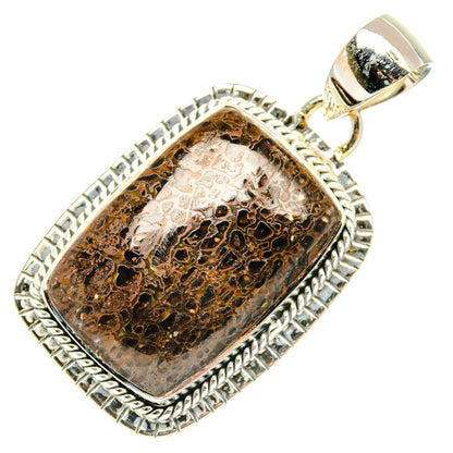 Dinosaur Bone Pendants handcrafted by Ana Silver Co - PD30214 - Photo 2