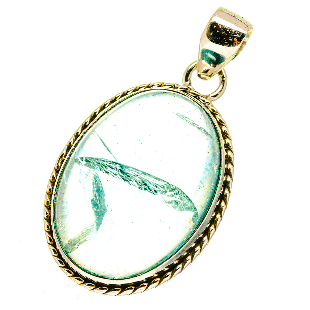 Blue Fluorite Pendants handcrafted by Ana Silver Co - PD3022