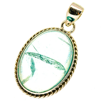 Blue Fluorite Pendants handcrafted by Ana Silver Co - PD3022