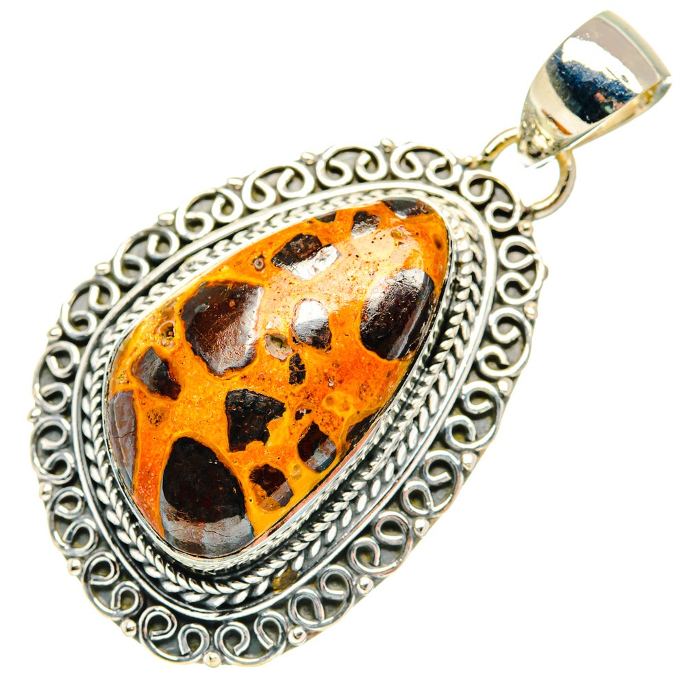 Bauxite Pendants handcrafted by Ana Silver Co - PD30220 - Photo 2