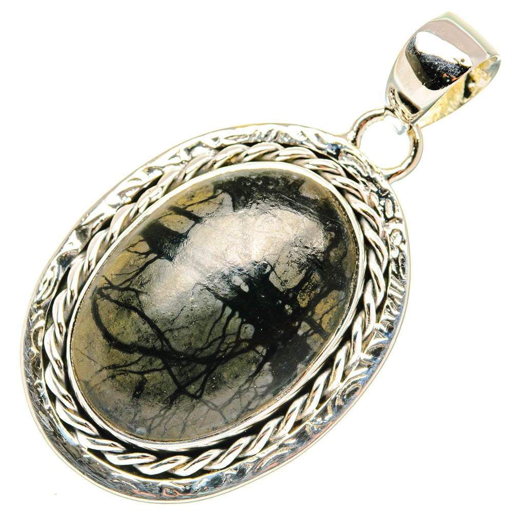Picasso Jasper Pendants handcrafted by Ana Silver Co - PD30222 - Photo 2
