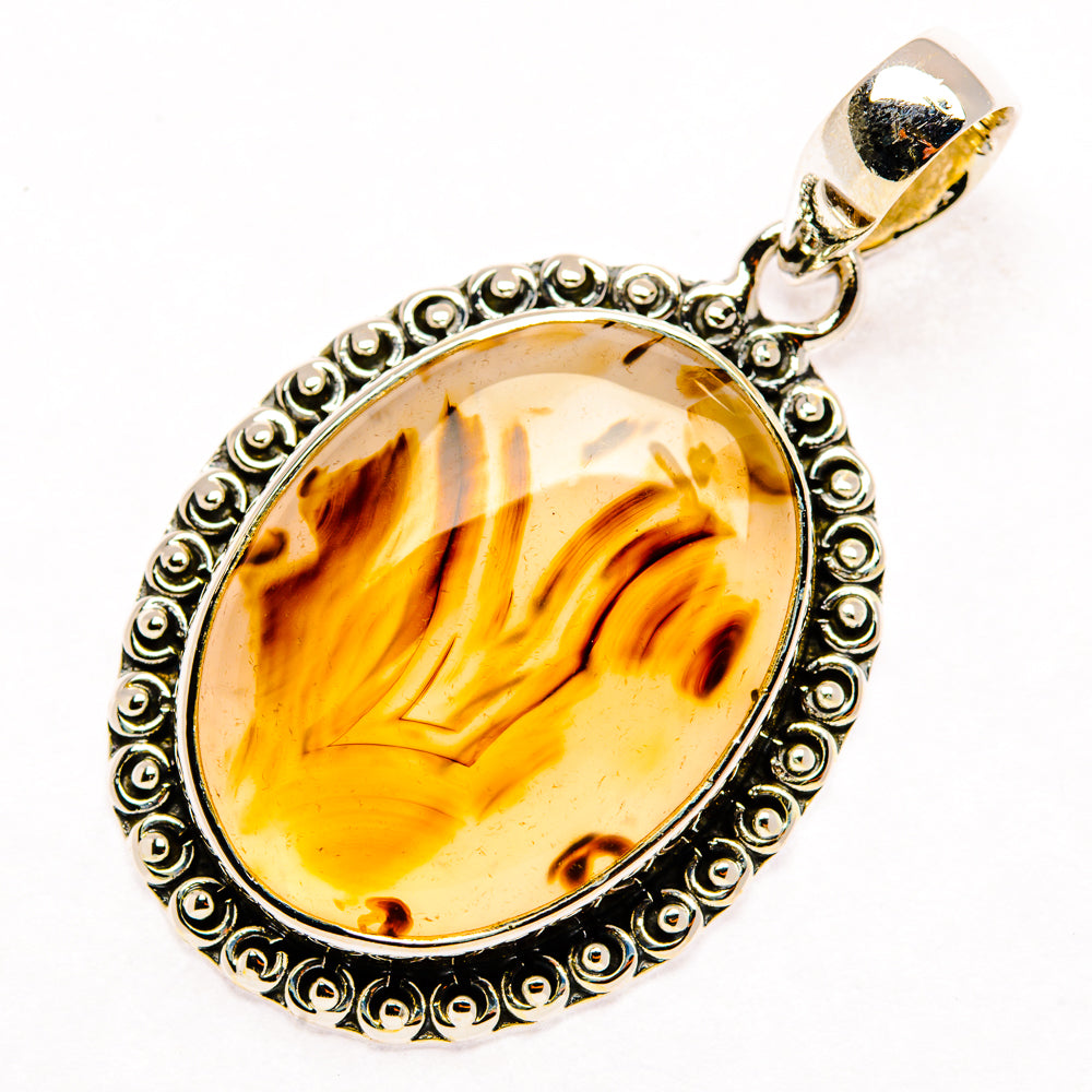 Montana Agate Pendants handcrafted by Ana Silver Co - PD30226 - Photo 2