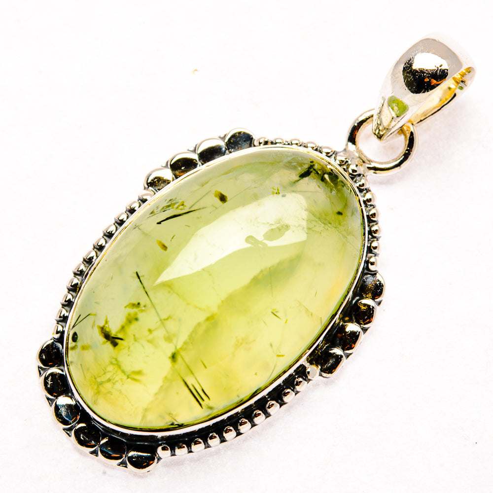 Prehnite Pendants handcrafted by Ana Silver Co - PD30229 - Photo 2