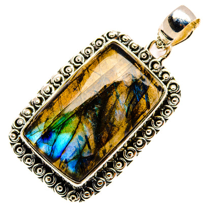 Labradorite Pendants handcrafted by Ana Silver Co - PD30242 - Photo 2