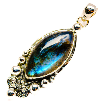 Labradorite Pendants handcrafted by Ana Silver Co - PD30245 - Photo 2
