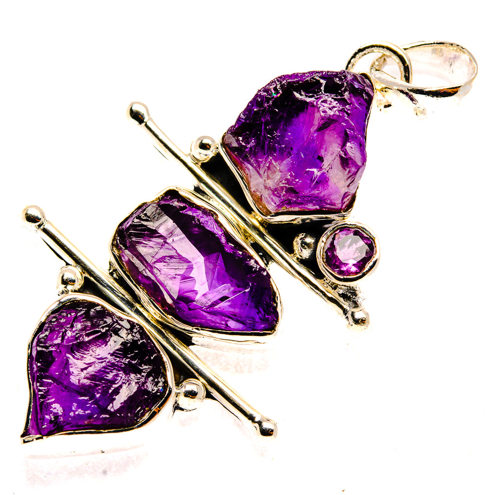 Amethyst Pendants handcrafted by Ana Silver Co - PD30254 - Photo 2