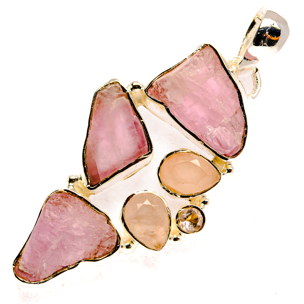 Kunzite Pendants handcrafted by Ana Silver Co - PD30261 - Photo 2