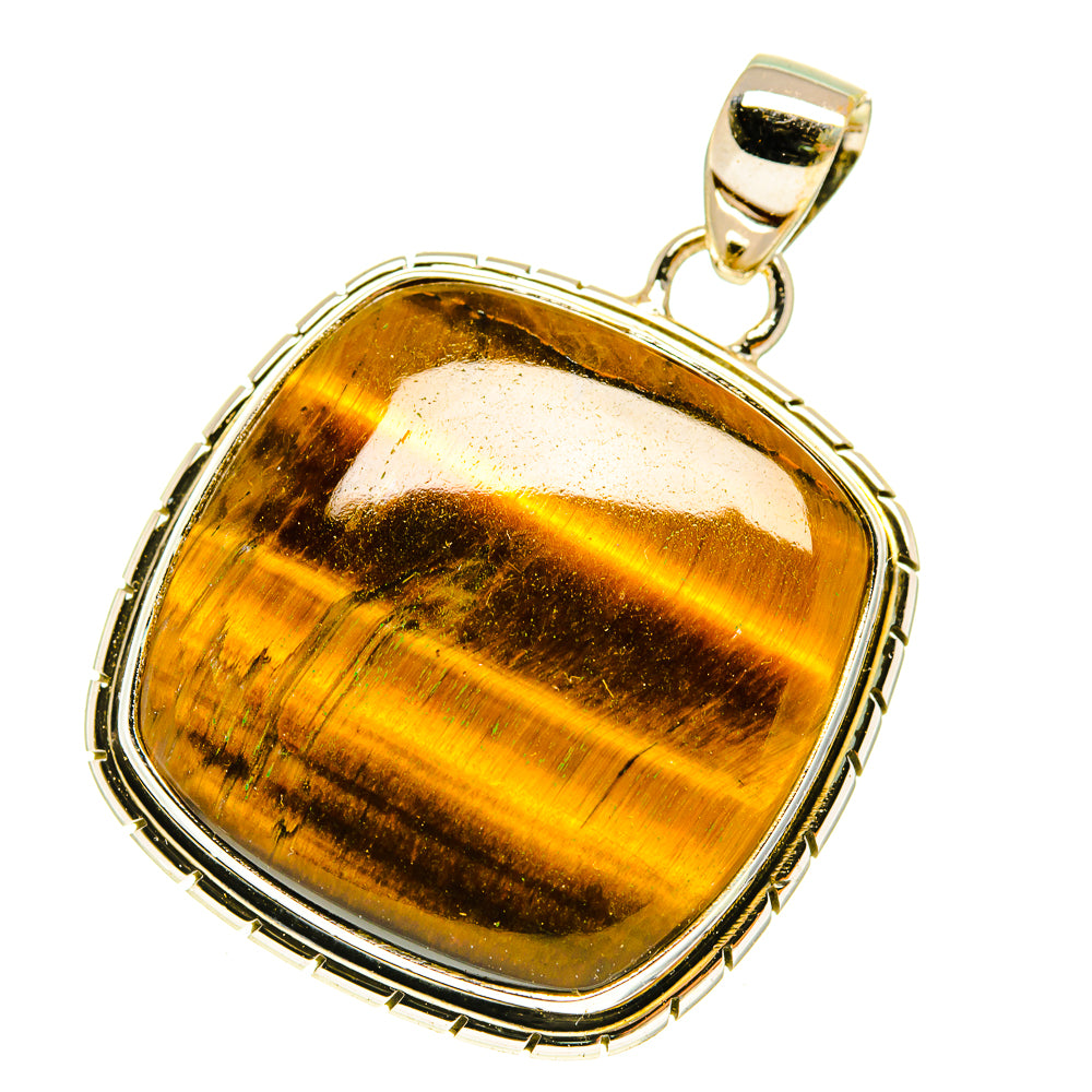 Tiger Eye Pendants handcrafted by Ana Silver Co - PD3027
