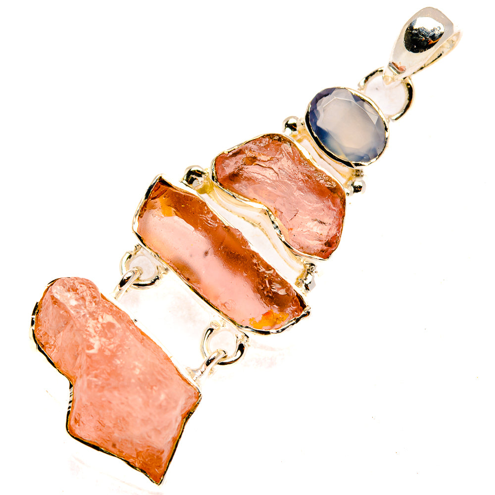 Rose Quartz Pendants handcrafted by Ana Silver Co - PD30274 - Photo 2