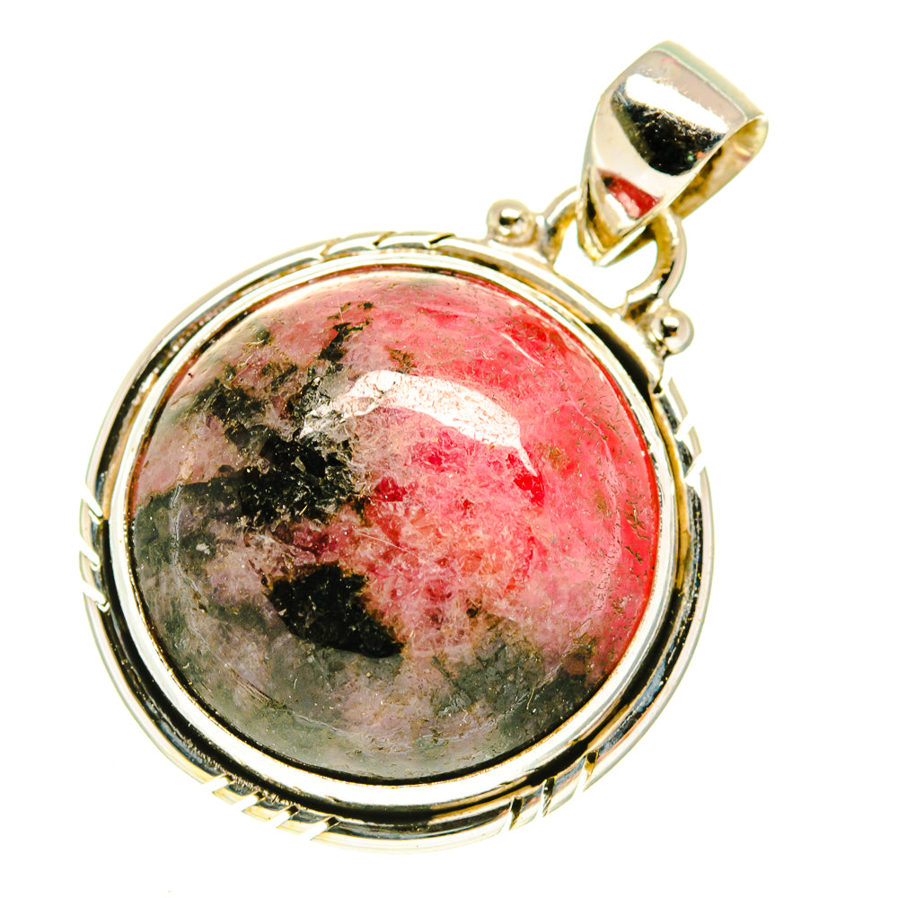 Rhodonite Pendants handcrafted by Ana Silver Co - PD3028