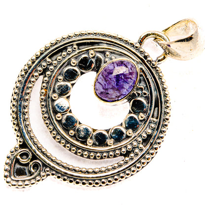Tanzanite Pendants handcrafted by Ana Silver Co - PD30297 - Photo 2