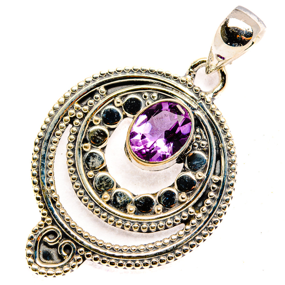 Amethyst Pendants handcrafted by Ana Silver Co - PD30299 - Photo 2