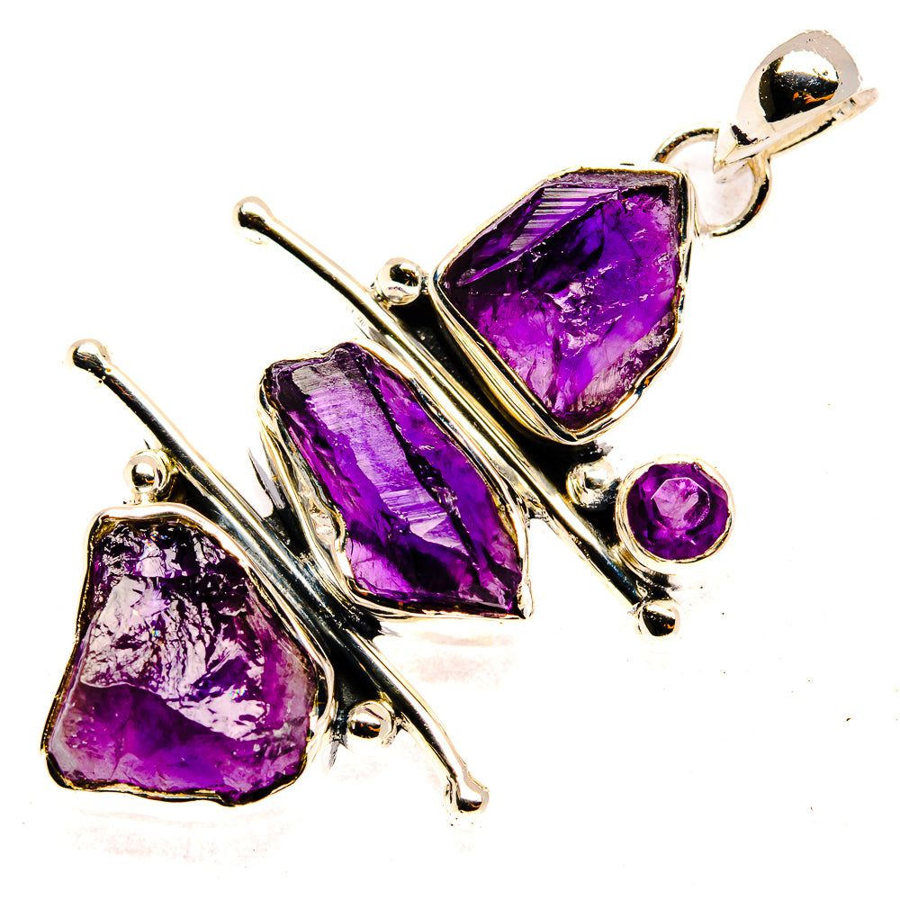 Amethyst Pendants handcrafted by Ana Silver Co - PD30310 - Photo 2