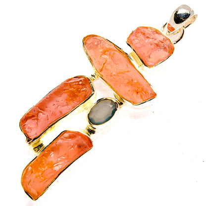 Rose Quartz Pendants handcrafted by Ana Silver Co - PD30316 - Photo 2