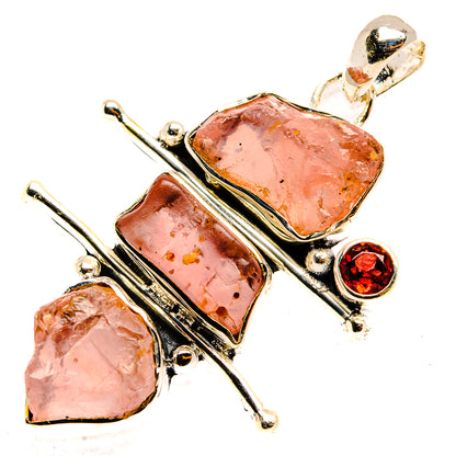 Rose Quartz Pendants handcrafted by Ana Silver Co - PD30317 - Photo 2