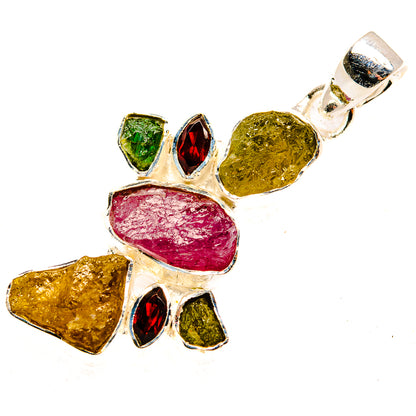 Tourmaline Pendants handcrafted by Ana Silver Co - PD30319 - Photo 2