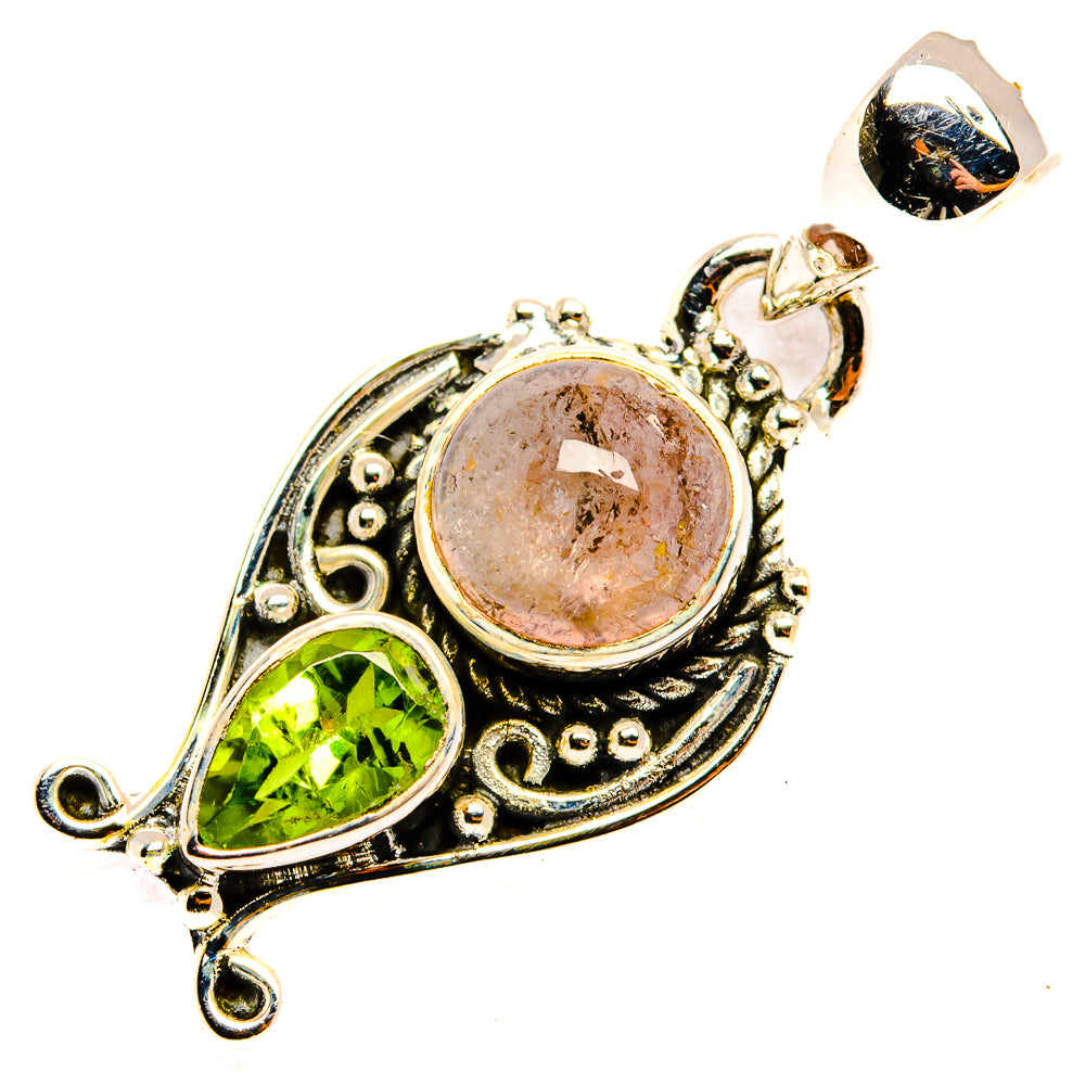 Rainbow Moonstone Pendants handcrafted by Ana Silver Co - PD30341 - Photo 2