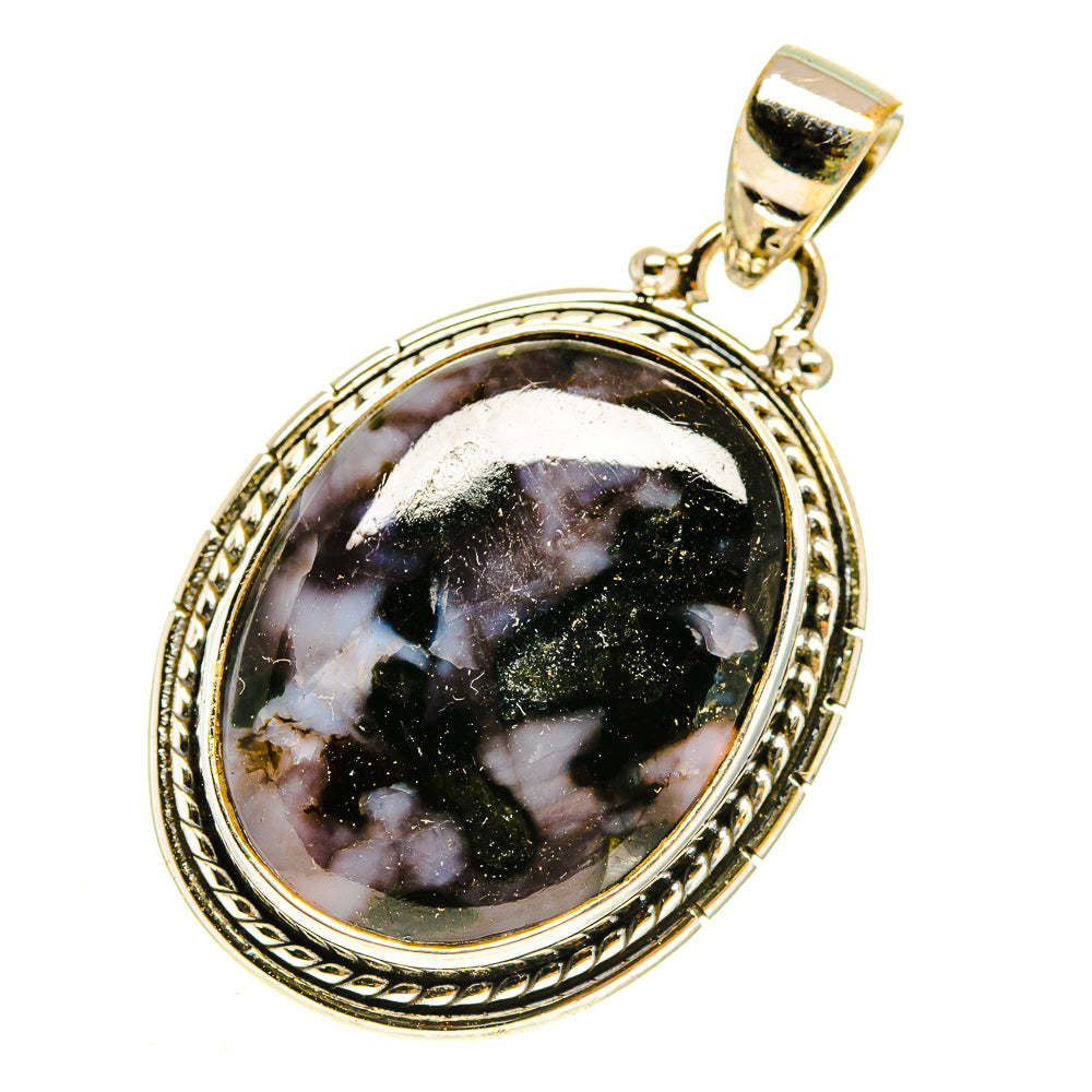 Gabbro Stone Pendants handcrafted by Ana Silver Co - PD3035