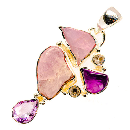 Kunzite Pendants handcrafted by Ana Silver Co - PD30350 - Photo 2