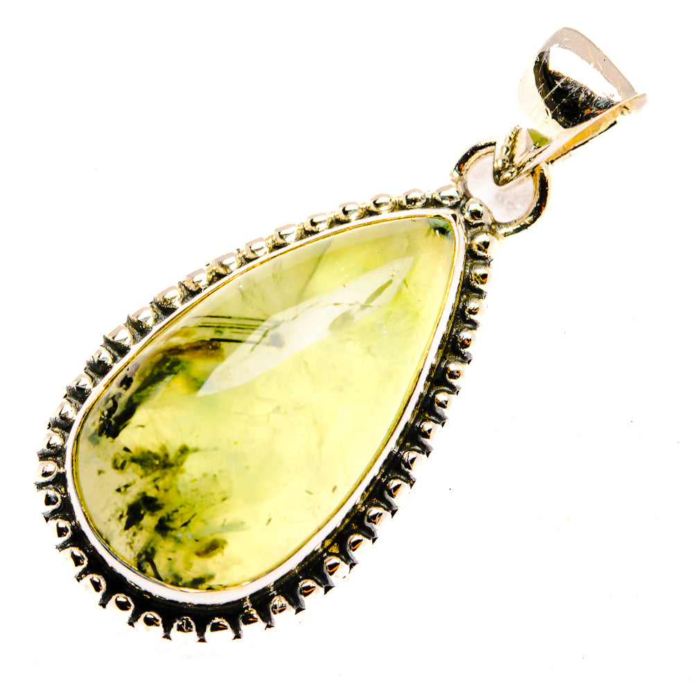 Prehnite Pendants handcrafted by Ana Silver Co - PD30352 - Photo 2