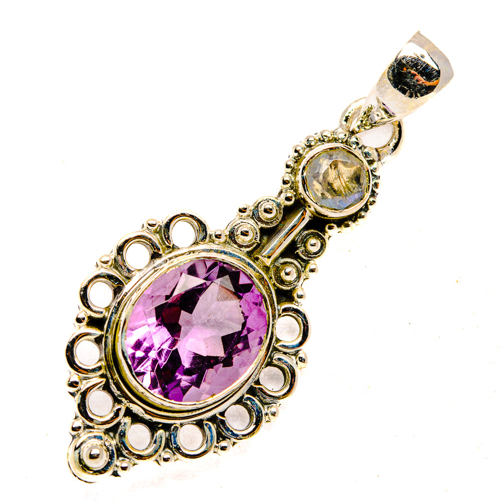 Amethyst Pendants handcrafted by Ana Silver Co - PD30360 - Photo 2
