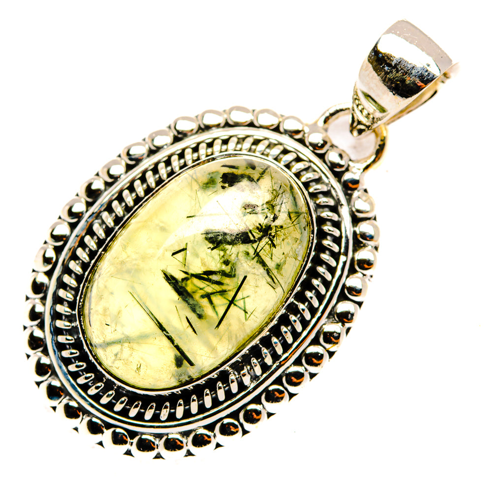 Prehnite Pendants handcrafted by Ana Silver Co - PD30373 - Photo 2