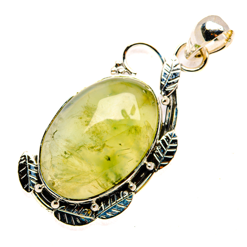 Prehnite Pendants handcrafted by Ana Silver Co - PD30380 - Photo 2