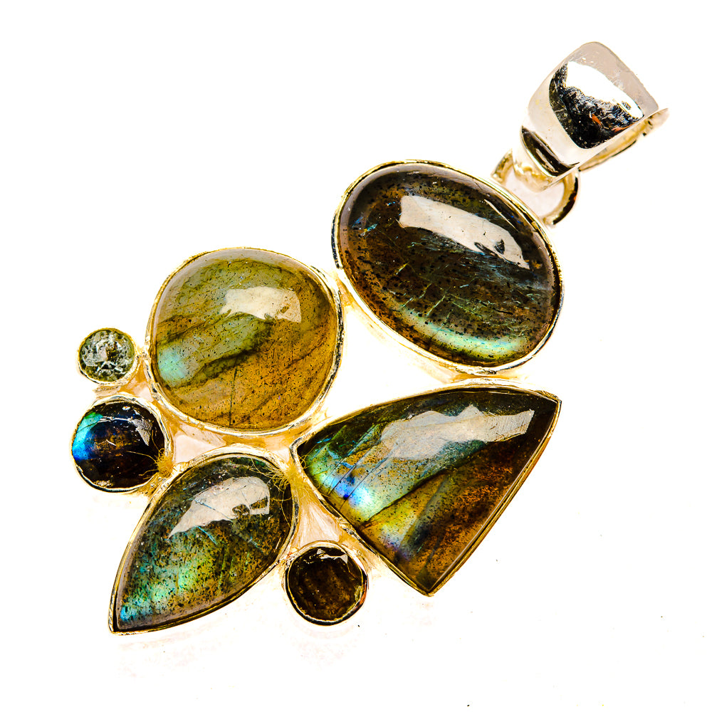 Labradorite Pendants handcrafted by Ana Silver Co - PD30381 - Photo 2