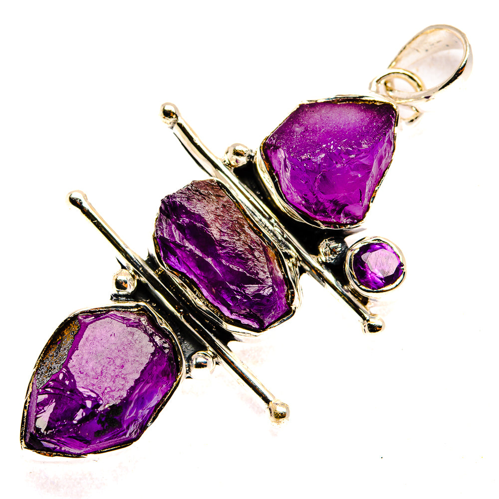 Amethyst Pendants handcrafted by Ana Silver Co - PD30386 - Photo 2