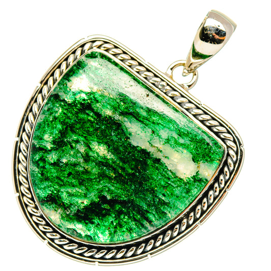 Green Aventurine Pendants handcrafted by Ana Silver Co - PD30391 - Photo 2