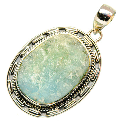 Aquamarine Pendants handcrafted by Ana Silver Co - PD30393 - Photo 2