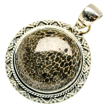 Stingray Coral Pendants handcrafted by Ana Silver Co - PD30405 - Photo 2