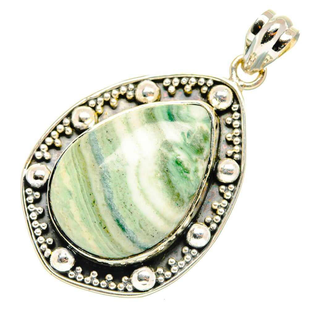 Ocean Jasper Pendants handcrafted by Ana Silver Co - PD30407 - Photo 2