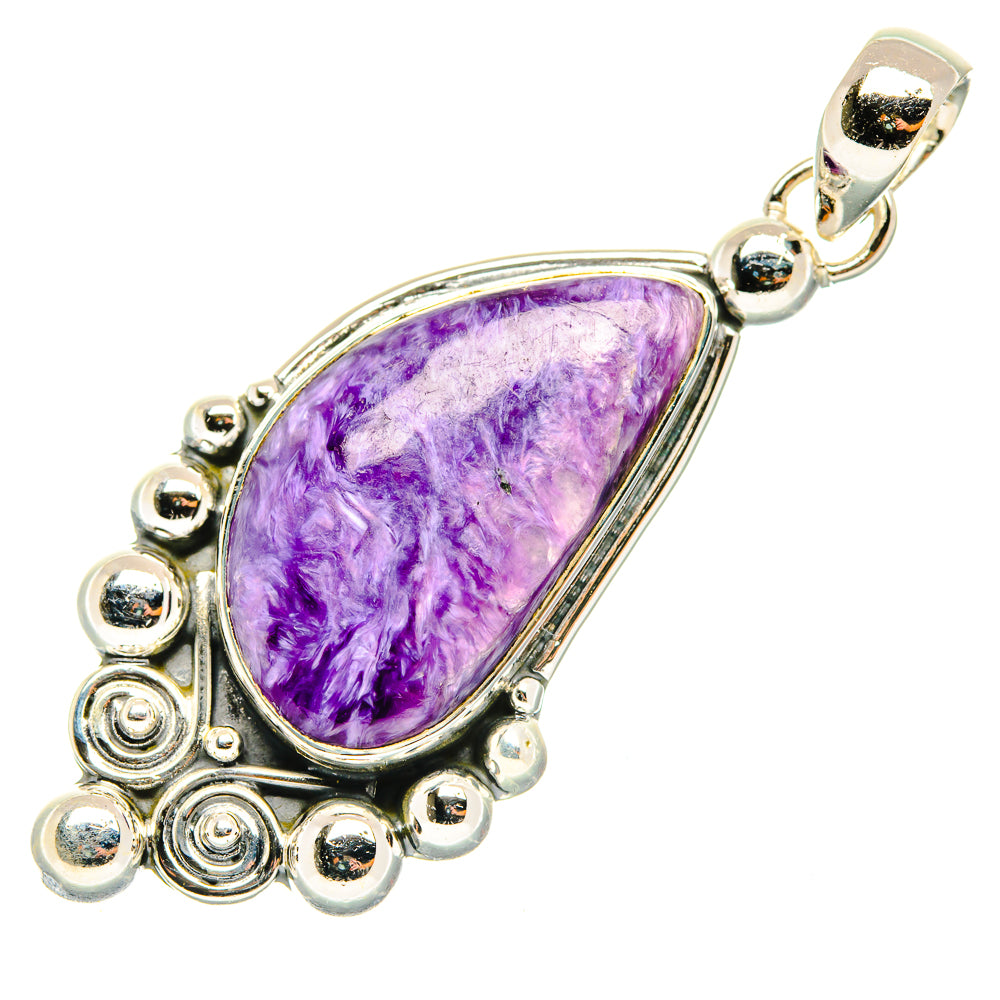 Charoite Pendants handcrafted by Ana Silver Co - PD30413 - Photo 2