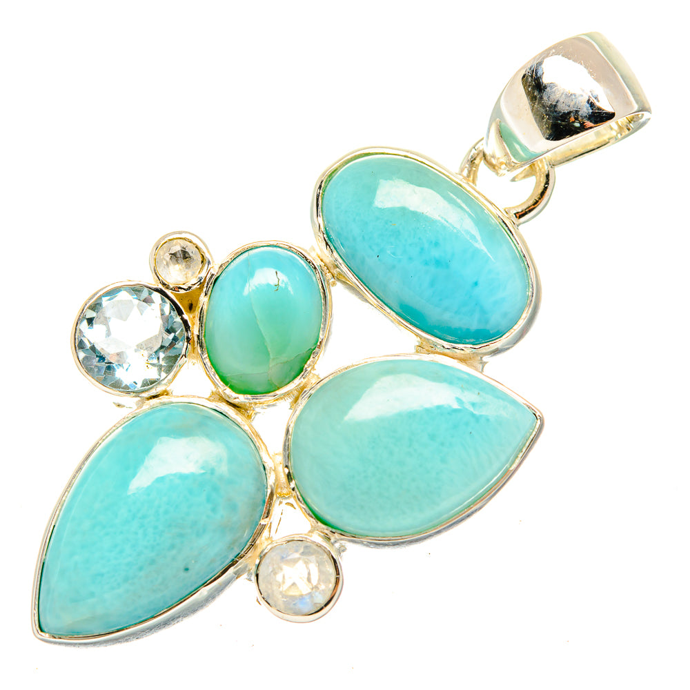 Larimar Pendants handcrafted by Ana Silver Co - PD30417 - Photo 2