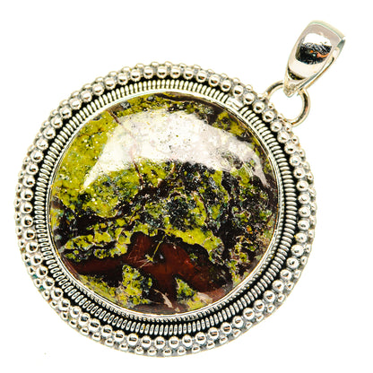 Dragon's Blood Stone Pendants handcrafted by Ana Silver Co - PD30420 - Photo 2