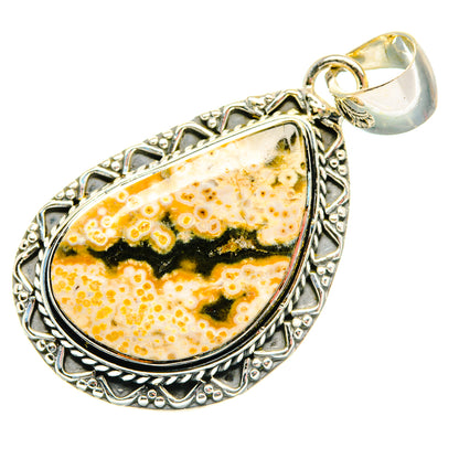 Ocean Jasper Pendants handcrafted by Ana Silver Co - PD30423 - Photo 2