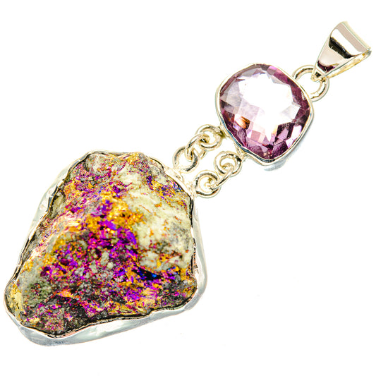 Titanium Druzy Pendants handcrafted by Ana Silver Co - PD30425 - Photo 2