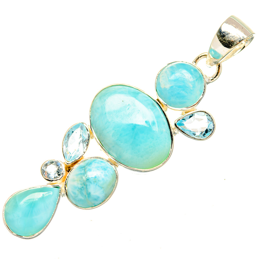 Larimar Pendants handcrafted by Ana Silver Co - PD30436 - Photo 2